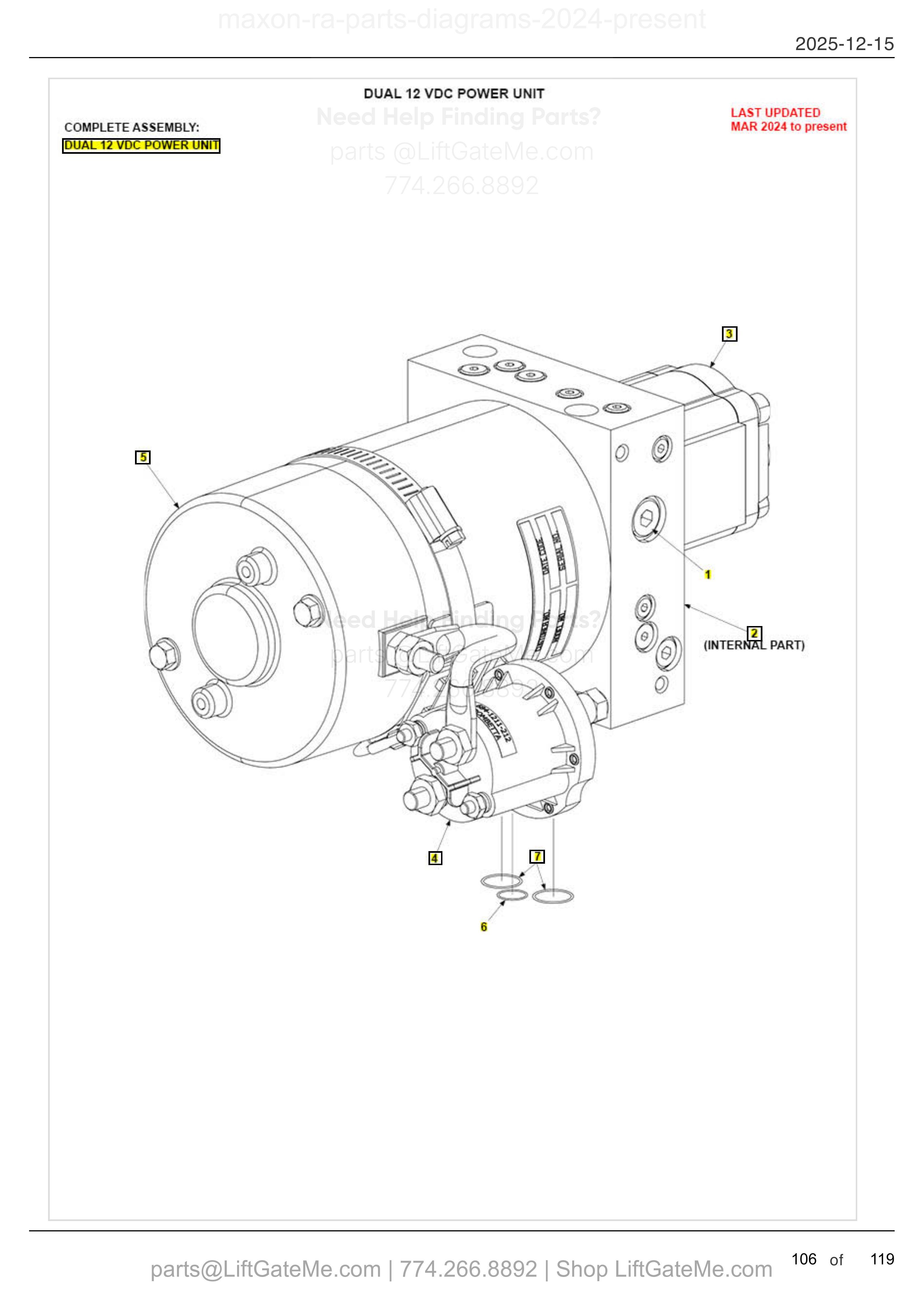 DUAL 12 VDC POWER UNIT diagram