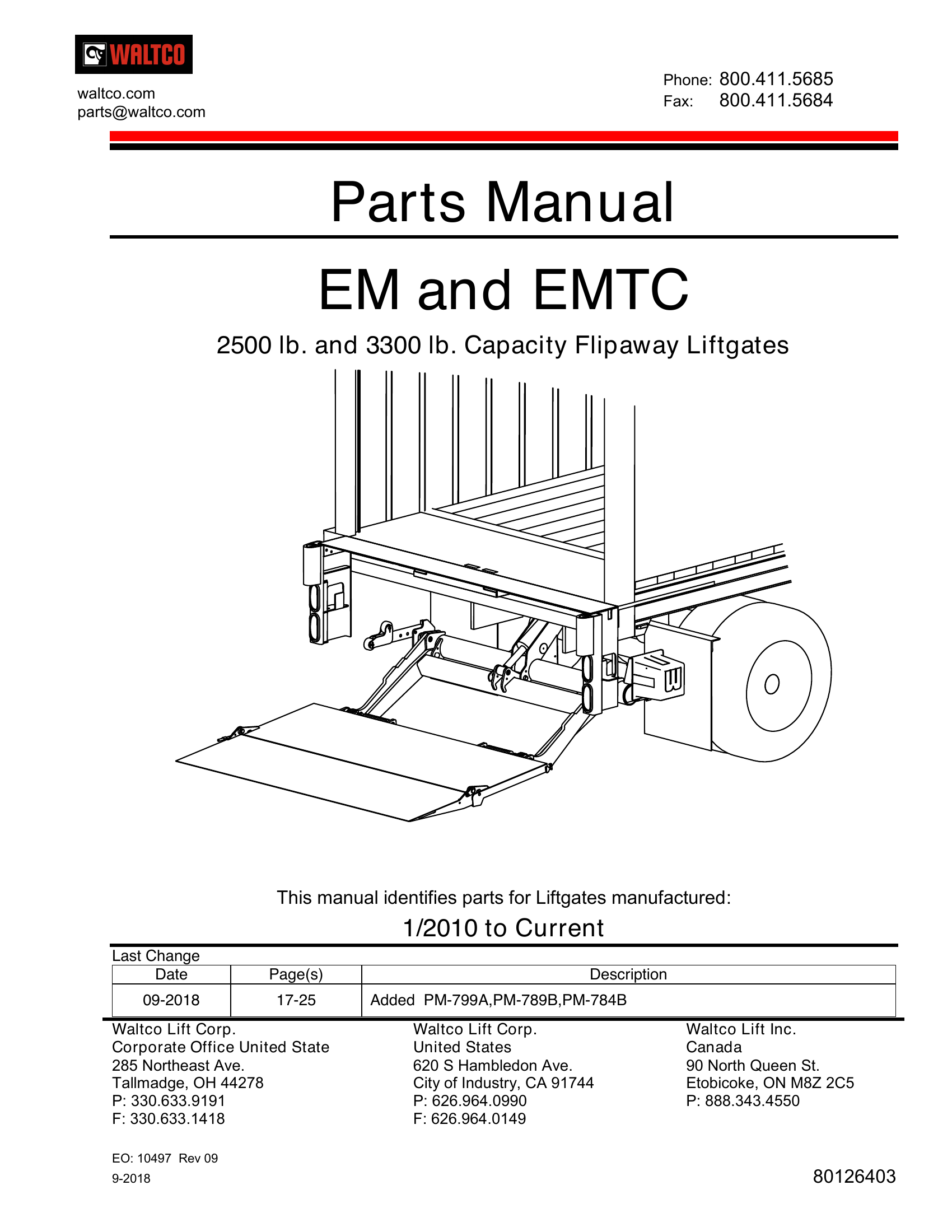 OEM manual reference cover
