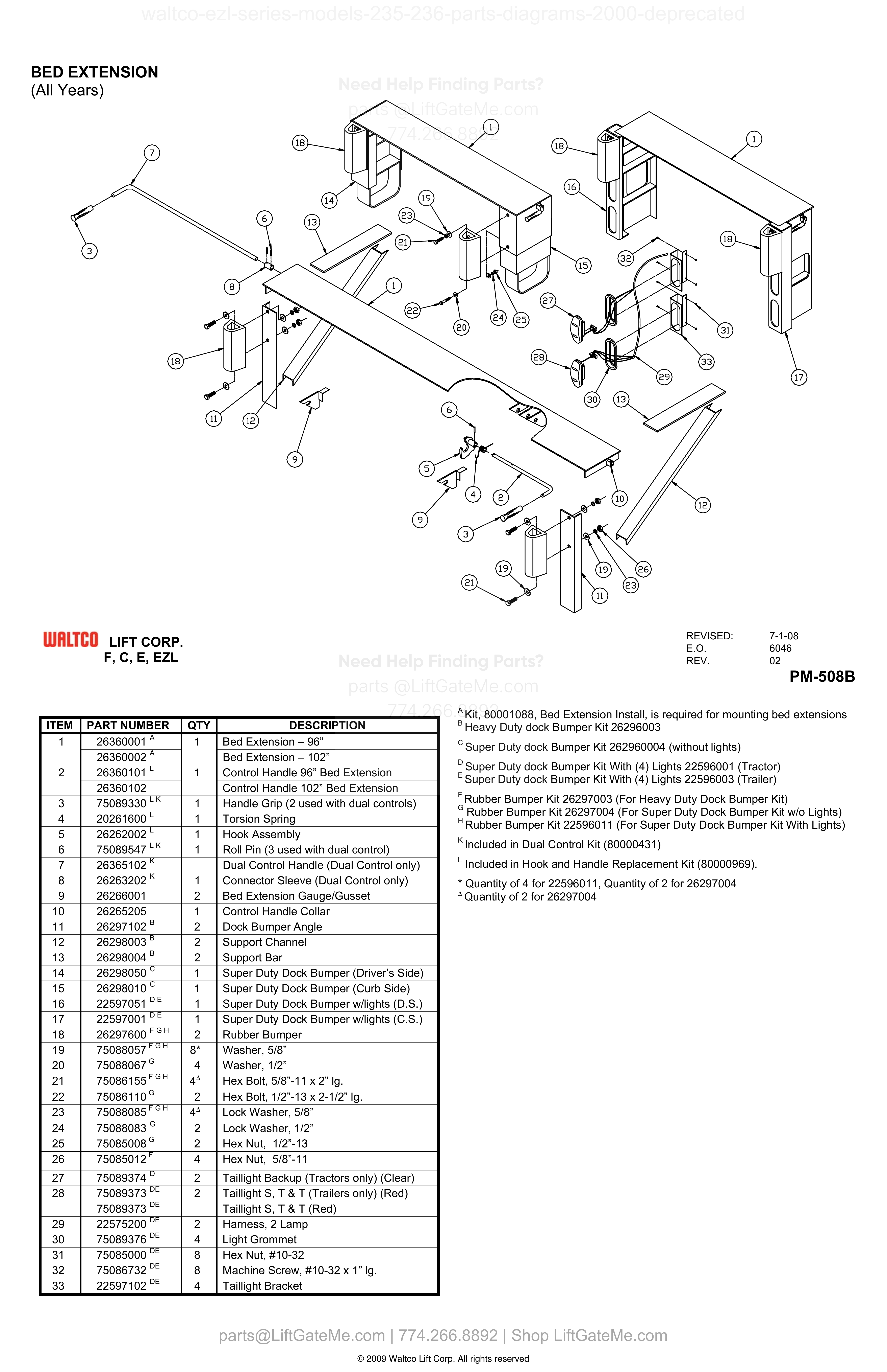 BED EXTENSION diagram