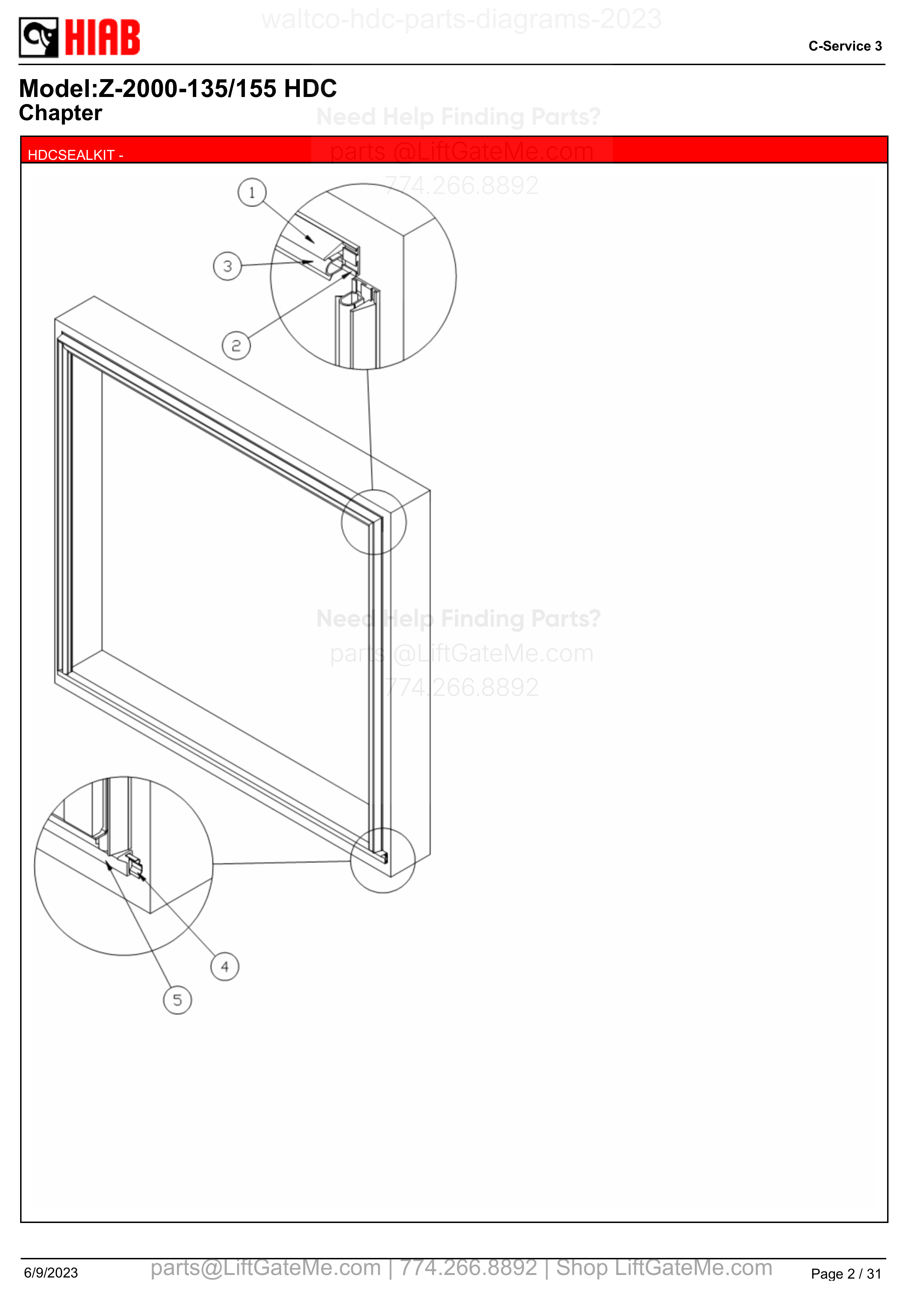 HDCSEALKIT diagram